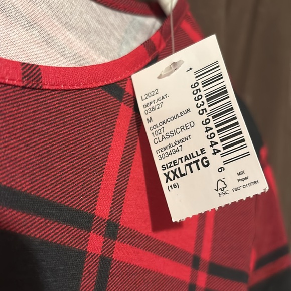 Children’s Place buffalo plaid girls plus size dress - Picture 4 of 5